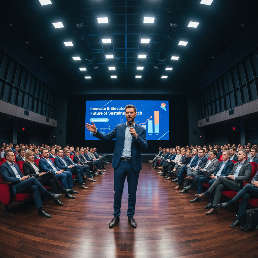 Startup founder pitching to investors with funding round timeline and term sheet