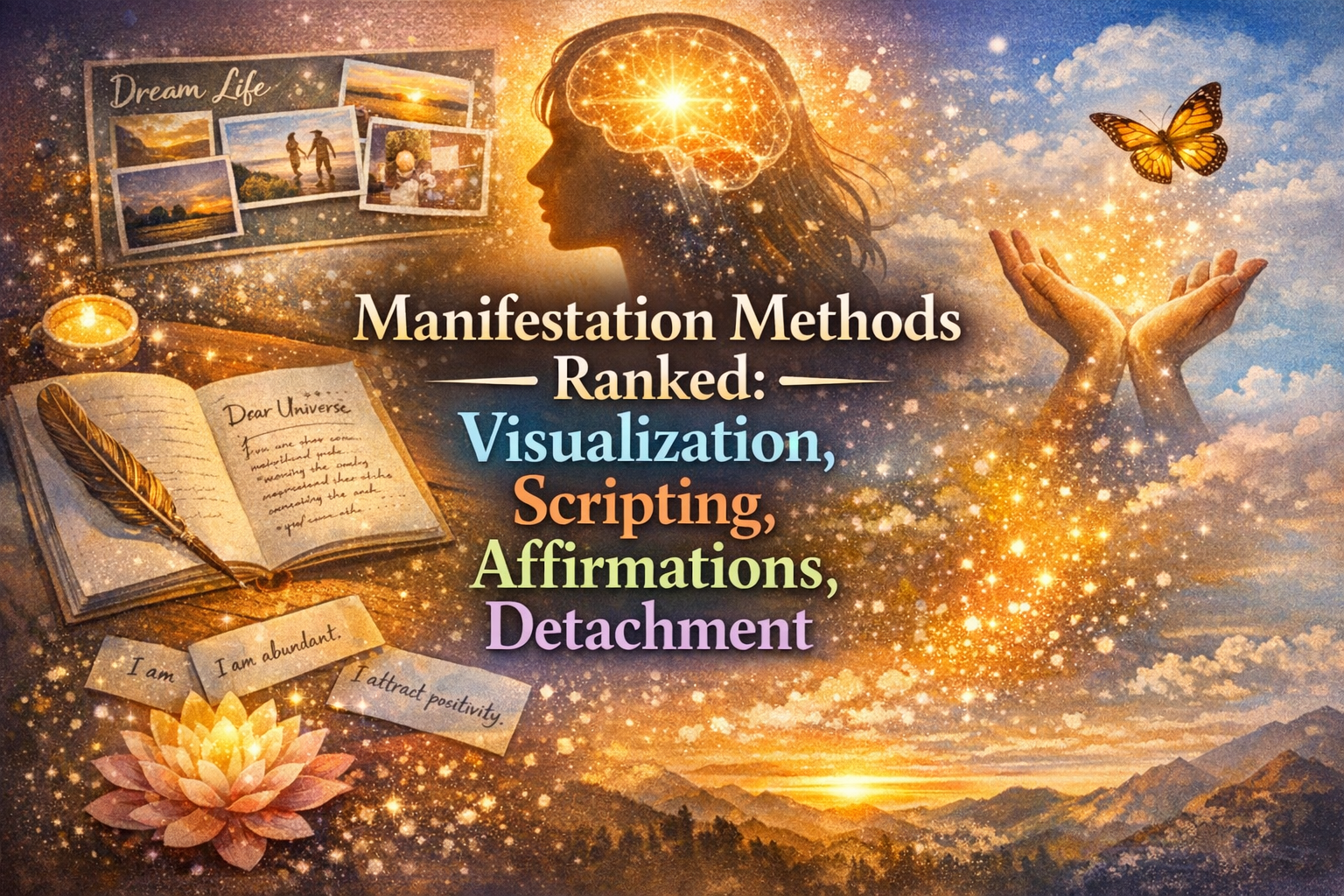 Manifestation methods ranked visualization scripting affirmations detachment