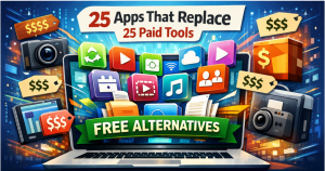 25 apps that replace 25 paid tools - free alternatives list featured image