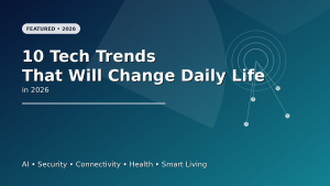 The 10 tech trends that will change daily life in 2026 (AI, security, connectivity, health, smart living)