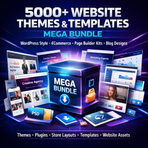 5000+ Website Themes & Templates Bundle | GPL-Compatible WordPress Themes, Plugins, Elementor Kits, eCommerce Templates and Blog Designs