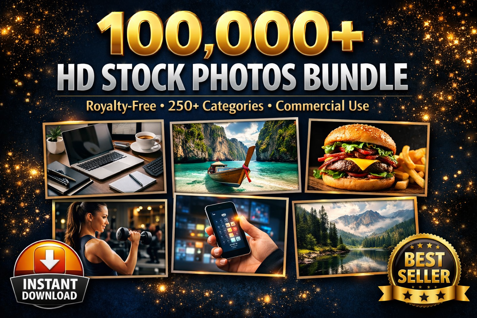 100,000+ HD Stock Photos Bundle (Royalty-Free) | 250+ Categories | Commercial Use | Content Creator & Business Pack - Image 11