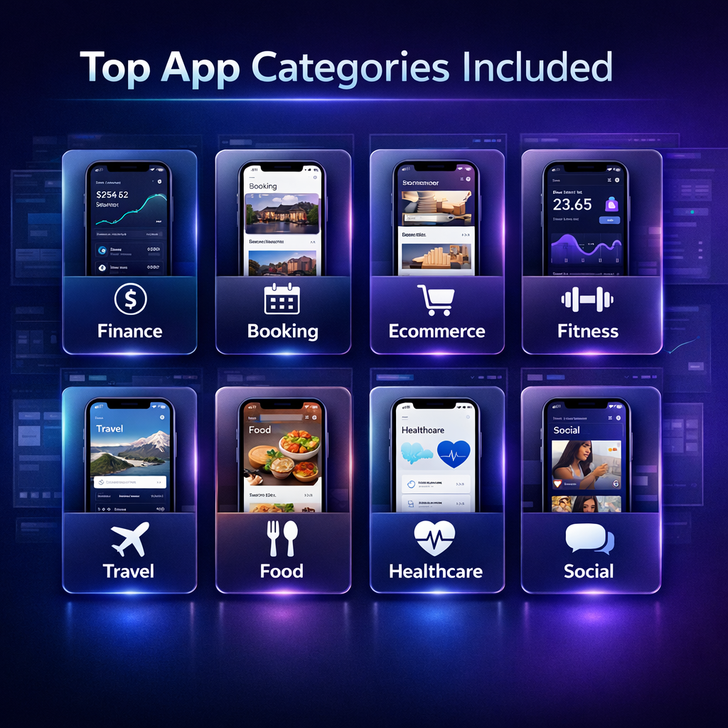 68 Mobile App UI/UX Kit Bundle, Mobile App Design Templates, UI Kit Pack for Booking, Finance, Ecommerce, Fitness, Travel , Digital Download - Image 3