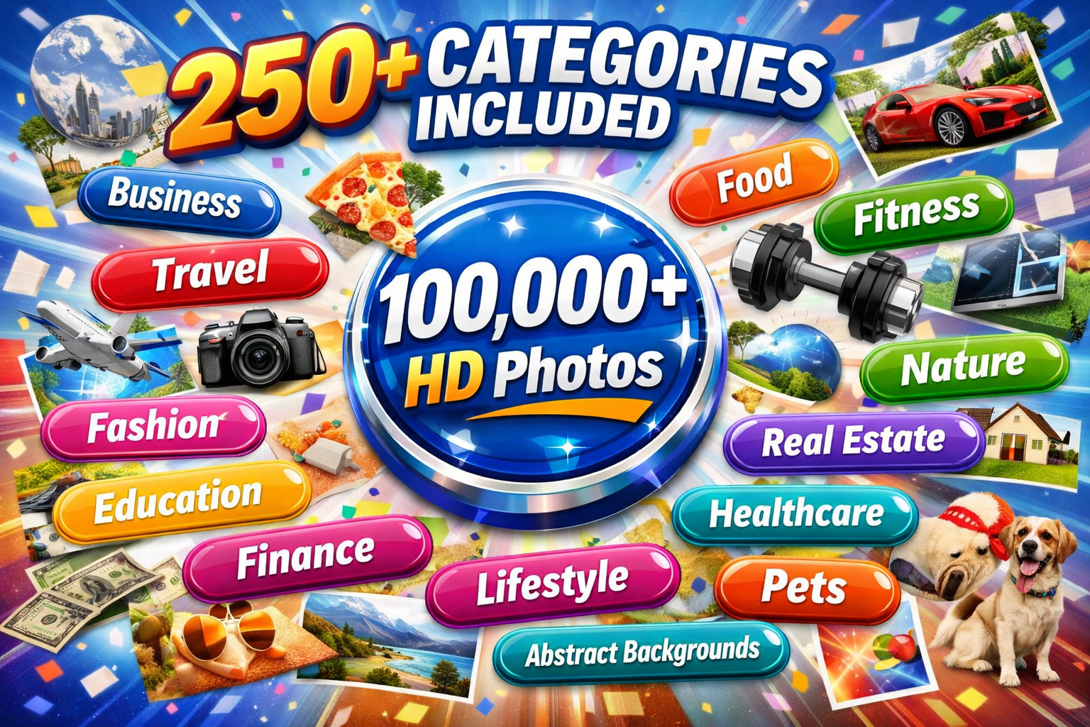 100,000+ HD Stock Photos Bundle (Royalty-Free) | 250+ Categories | Commercial Use | Content Creator & Business Pack - Image 8