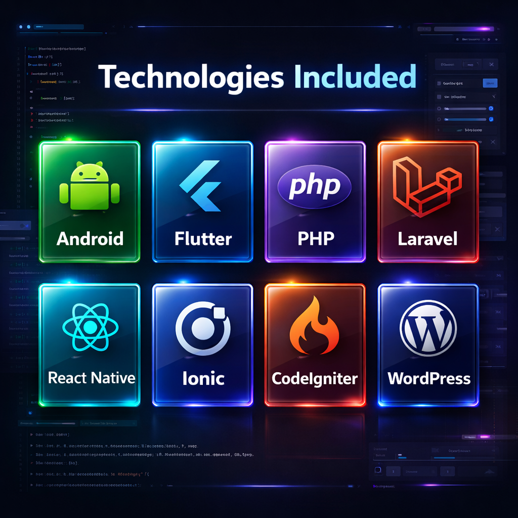 71 Major App Source Code Bundle | Android, Flutter, PHP, Laravel & React Native Projects with Admin Panels - Image 6