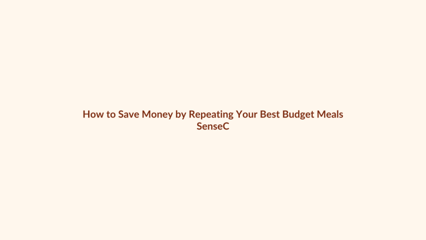 How to Save Money by Repeating Your Best Budget Meals featured image