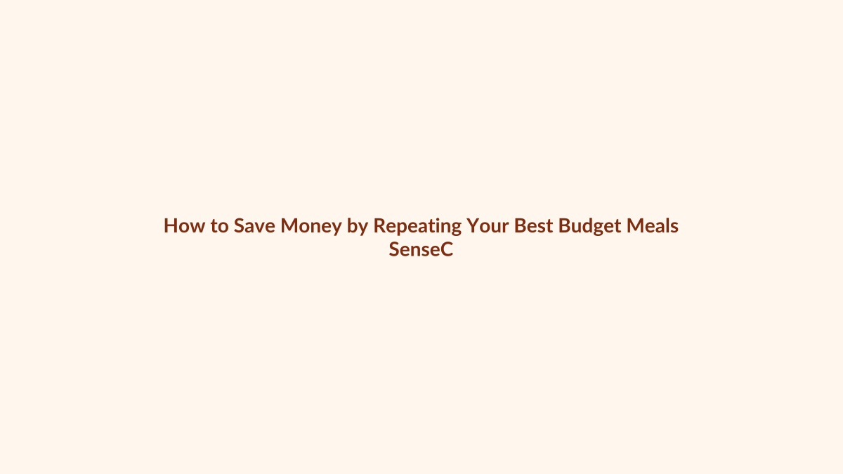 How to Save Money by Repeating Your Best Budget Meals featured image