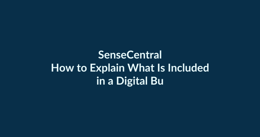 How to Explain What Is Included in a Digital Bundle | SenseCentral