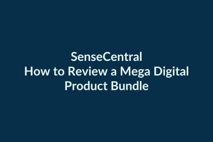 How to Review a Mega Digital Product Bundle | SenseCentral