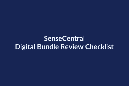 Digital Bundle Review Checklist | SenseCentral