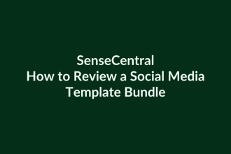 How to Review a Social Media Template Bundle | SenseCentral