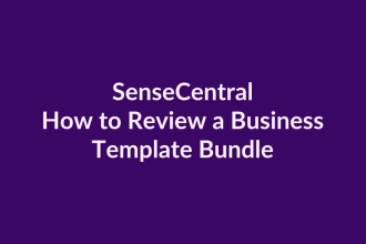 How to Review a Business Template Bundle | SenseCentral