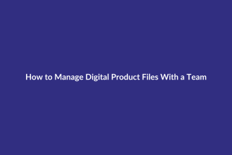 How to Manage Digital Product Files With a Team guide for digital product sellers