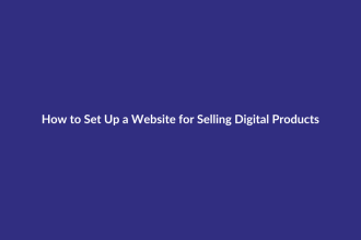 How to Set Up a Website for Selling Digital Products guide for digital product sellers