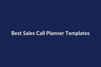 Best Sales Call Planner Templates – SenseCentral guide