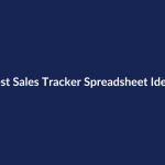 Best Sales Tracker Spreadsheet Ideas – SenseCentral guide