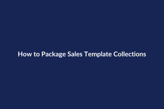 How to Package Sales Template Collections – SenseCentral guide