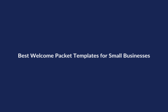 Best Welcome Packet Templates for Small Businesses – SenseCentral guide