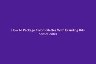 How to Package Color Palettes With Branding Kits - SenseCentral featured image