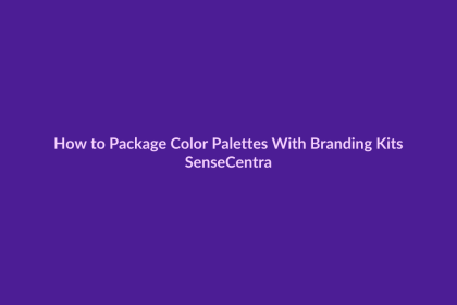 How to Package Color Palettes With Branding Kits - SenseCentral featured image