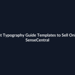 Best Typography Guide Templates to Sell Online - SenseCentral featured image