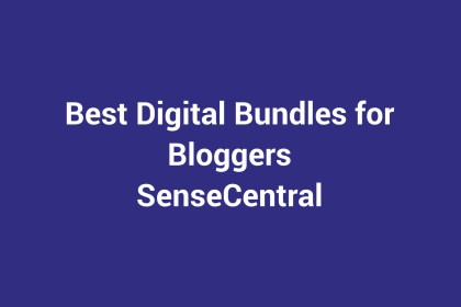 Best Digital Bundles for Bloggers featured image for SenseCentral