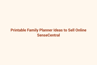 Printable Family Planner Ideas to Sell Online featured image