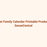 Best Family Calendar Printable Products featured image