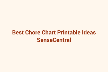 Best Chore Chart Printable Ideas featured image