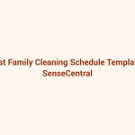 Best Family Cleaning Schedule Templates featured image