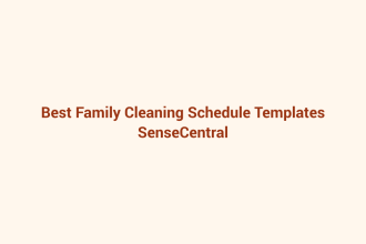 Best Family Cleaning Schedule Templates featured image
