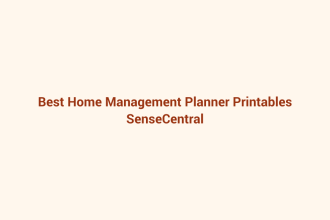 Best Home Management Planner Printables featured image