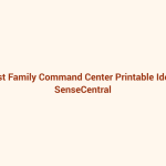 Best Family Command Center Printable Ideas featured image