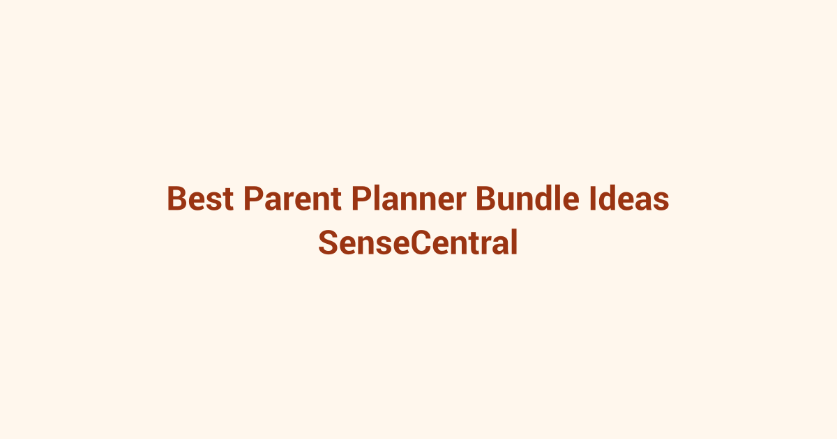 Best Parent Planner Bundle Ideas featured image