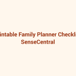 Printable Family Planner Checklist featured image