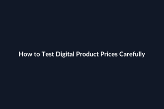 How to Test Digital Product Prices Carefully guide by SenseCentral