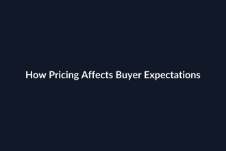 How Pricing Affects Buyer Expectations guide by SenseCentral