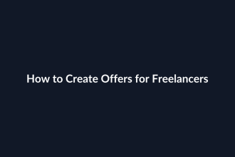 How to Create Offers for Freelancers guide by SenseCentral