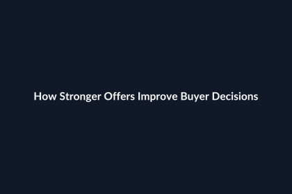 How Stronger Offers Improve Buyer Decisions guide by SenseCentral