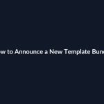 How to Announce a New Template Bundle guide by SenseCentral